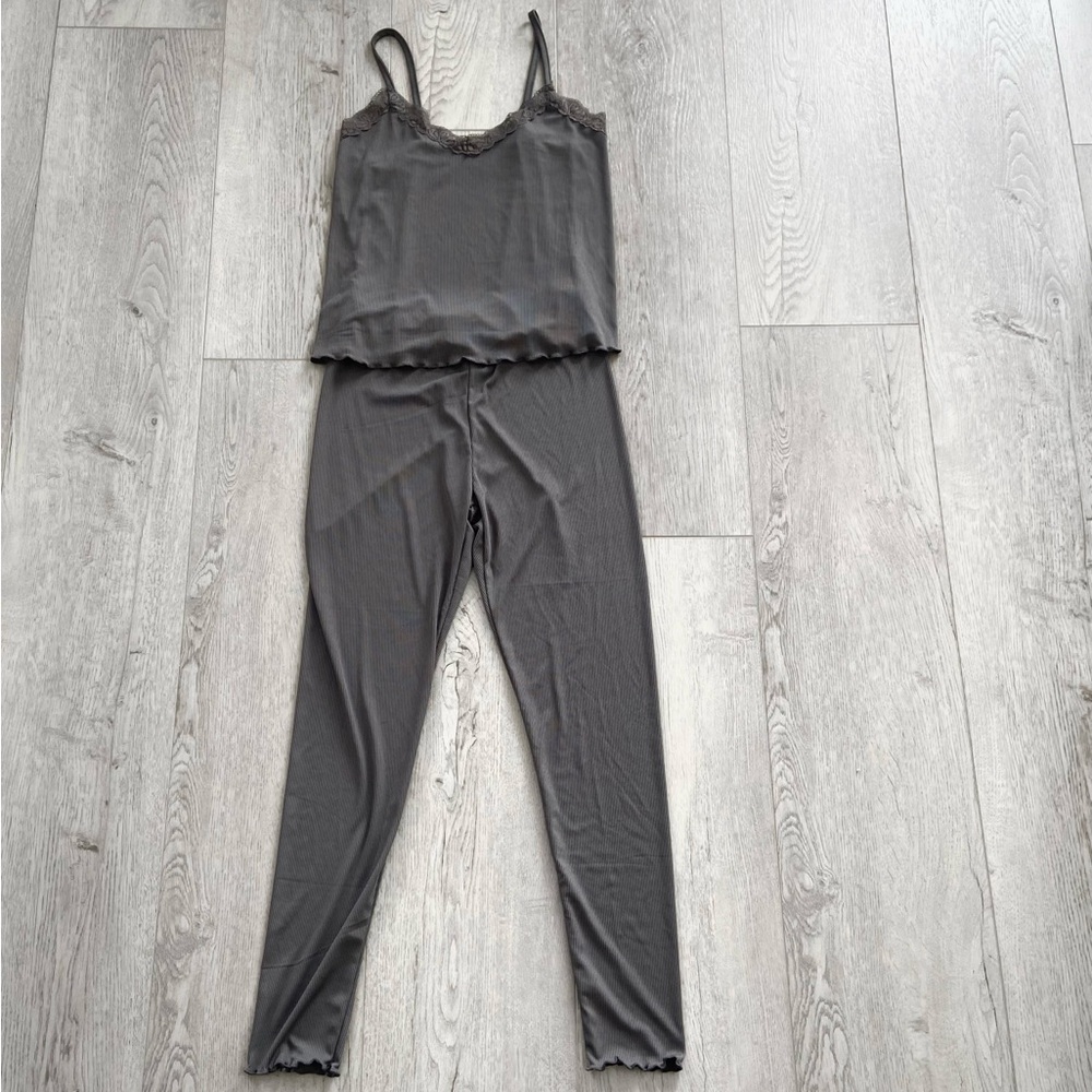 Shein | Dark grey cami pjs